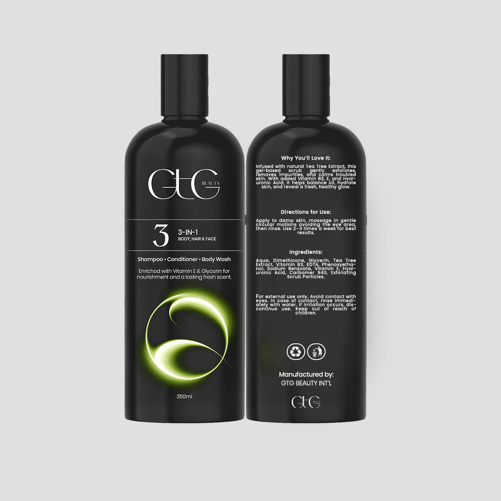 3 in 1 Shampoo for Her & Him